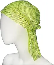 [OTQIRSJN] Rhinestone Mesh Headband Costume Head Wraps Crystal Hairband for Themed Party Nightclub Rave School Events