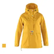 【Fjallraven 北極狐】Vardag Anorak 半開襟夾克 女 芥末黃 連帽風衣 戶外風衣外套 87009