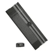 Paper Cutter Trimmer, A4 Straight Portable Paper Slicer,with 1 Blade, Black