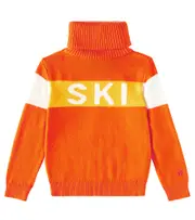 [Perfect Moment Kids] Perfect Moment Kids Wool turtleneck sweater Y 6 orange
