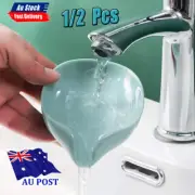 Leaf-Shape Soap Holder Self Draining Soap Dish Sponge Tray with Suction Cup KU
