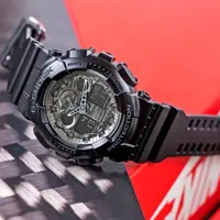 在飛比找momo購物網優惠-【CASIO 卡西歐】G-SHOCK 潮流迷彩指針數位雙顯錶