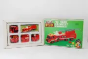 Nomura Toy TENTE Large Fire Engine Set TC-201 Rare Unused Vintage toy