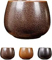 Gtzbciv Tea Spiller, Tea Hull, Tea Ceremony, Large Capacity, Simple, For Home Use, Stylish, Storage Case, Tea Leaves, Tea, Green Tea, Tea Ceremony, Crafts, Present (Zen Urn - Coffee, Small, 33.4 fl oz
