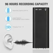 Mini Spy Audio Recorder Voice Activated Office Listening Device 200 Hours 16 GB