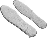 EXQUIMEUBLE 4 Pairs Winter Fluffy Shoe Inserts for Women Thickened Thermal Insoles with Non Slip Design Cushioned Boot Liners for Cold Weather Footwear
