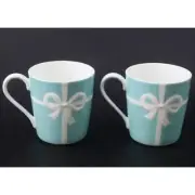 Tiffany Blue Ribbon Pair Mug Color Blue-Blue