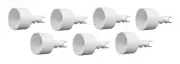 218-6930 Pack of 7 Waterway Mini Storm White Jet Diffuser For Spa Pool Bath Tub