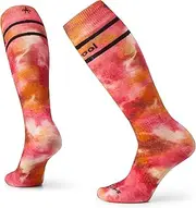 [Smartwool] Women's Ski Full Cushion Merino Wool Over the Calf Tie Dye Print Socks