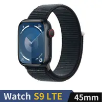 在飛比找神腦生活優惠-Apple Watch S9 LTE 45mm 午夜鋁錶殼配