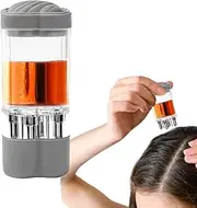 Scalp Oil Applicator for Hair, Scalp Applicator Brush with Graduated, Refillable Hair Oil Bottle Scalp Brush Massager for Adults, Friends, Beautician