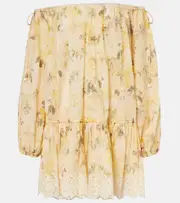 [Zimmermann] Zimmermann Floral semi-sheer cotton minidress AU 10 multicoloured