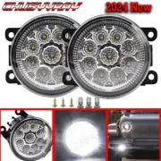 Pair Bumper LED Fog Lights Driving Lamps For Lincoln Navigator 2007-2014 (for: Honda)