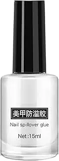 Peel Off Base Coat - Manicure Glue,Peel Off Gel Base Coat Quick Dry Peelable Base Coat for Gel Nail Polish Easy Removal Gel for Nail Arts 15ml