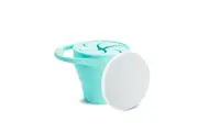 Munchkin Spill-proof Toddler Snack Catcher Container With Soft Flaps - Mint