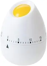 OTNE Egg Shaped Timer Mechanical Rotating Alarm 60 Minutes Count Down Timer for Cooking