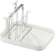 Cup Drying Rack - Water Bottle Drying Rack, Cute Cup Rack | Unique Elk Metal Glass Cup Stand, Drinking Glass Holder, Bottle Dryer Rack, Space Saving Mug Drainer Organizer for Outdoor Kitchen