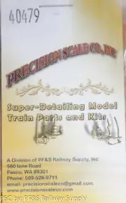 Precision Scale O #40479 Pulley, Hand Brake Chain, Pullman Heavy Weight Pass Car