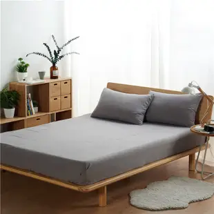 日式無印風床包四件組 5x6尺床包組 床單 床包床罩 兩用被套 裸睡級別 單人 雙人床包 加大床包 特大 小軒家家居