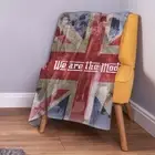 We Are The MODS Union Jack Design Soft Fleece Throw Blanket