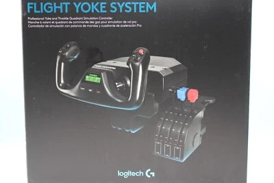 Logitech Flight Yoke Throttle System - Black