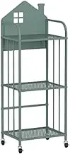 Metal Bookshelf Tower Book Shelf Organizer Easy Installation Narrow Floor Standing Bookshelf Organizer for Bedroom School