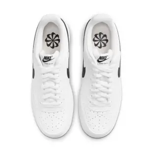 【NIKE 耐吉】NIKE Court Vision Low 男鞋 休閒鞋 黑 白 皮革(DH2987-101)