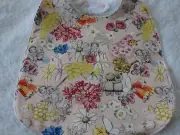Gumnut Babies Friends Pink Baby Bib Cotton Front Towelling Back Handmade
