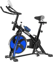 Powertrain Exercise Bike with LCD Display Heavy Flywheel Spin Bike