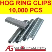 10,000 C7 GALFAN HOG RING C CLIPS SR8 JAMBRO STLYE PLIERS FENCE RINGER GUN WIRE