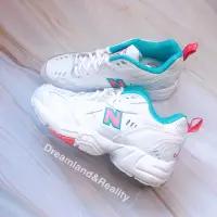 在飛比找蝦皮購物優惠-(現貨秒發) New Balance 608 全白 粉綠 糖