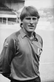 British footballer Colin Pascoe during pre-season training for Swan - Old Photo