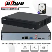 Dahua NVR2116HS-4KS3 16 Channel NVR IP Security Network Video Audio Recorder