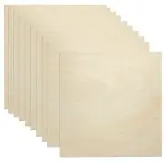 Basswood Sheets 12 x 12 Inch Unfinished Balsa Wood Sheets for Laser Cutting, ...
