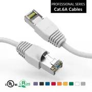 5Ft CAT6A Shielded (SSTP) Ethernet Network Booted Cable White