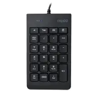 RAPOO K10 Wired Numeric NumberPad Keyboard - Spill Resistant Design, Laser Carved Keycap, Spill-Resistant Design