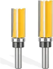 1/2pcs 8MM Shank Four Carbide Pattern Bit Router Bit Woodworking Milling Cutter for Wood Bit Face Mill Carbide Cutter End Mill(2pcs 8mm Shank)