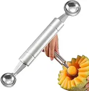 Ice Cream Ball Spoon | Watermelon Ball Cutter Fruit Scooper,Food Grade Kitchen Gadgets with Ergonomic Handle for Watermelon, Sorbet, Fruits