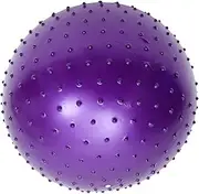 BCOATH Thorn Ball Yoga Massage Ball Stability Ball Bounce Ball Deep Tissue Massage Ball Big Inflatable Ball Bouncy Balls Large Calming Ball Workout Ball Sensory Ball Yoga Ball PVC Purple