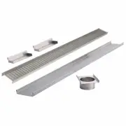 Stainless Steel In2Gr8 Flat Bottom Channel & Grate Kit (Wedge Wire)