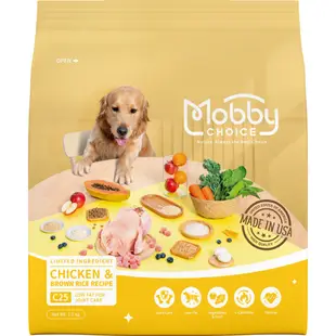 莫比 Mobby 成犬 老犬 幼犬 1.5kg / 3kg / 7.5kg 飼料 無穀鮭魚馬鈴薯 犬飼料《XinWei》