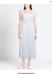 New With Tags Chloe White Cotton Midi Dress Women’s Size 4