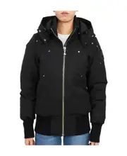 Moose Knuckles Zip-Up Hooded Jacket S,XS,M Black