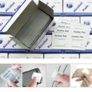 70% Isopropyl Alcohol Pad Antiseptic Skin Swab Wipes Cleansing Skin, sterile