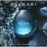 BVLGARI AQVA TONIQ 寶格麗沁涼水能量男性淡香水 100ML｜期間限定◆秋冬迷人香氛