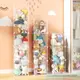 收納櫃/置物架/收納架/儲物架 絨毛娃娃收納桶防塵柱透明pvc毛絨玩具玩偶玩偶筐布娃娃收納神器