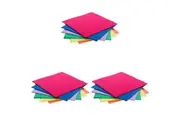 3x 12pc Jasart Coloured Foam Sheets 30x30cm DIY Art Craft Scrapbooking Assorted