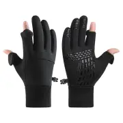 XANES Winter Warm Bike Gloves Touch Screen Outdoor Windproof Waterproof Cold-proof Gloves for Driving Cycling Fishing Sk
