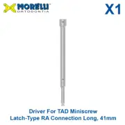 Dental Morelli Driver For TAD Miniscrew Latch-Type RA Connection Long 41mm