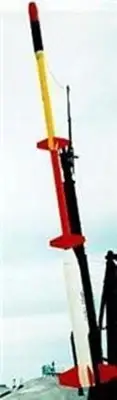 D-8 Journeyman Aerolab Argo NASA Rocket Mahogany Kiln Dry Wood Model Small New